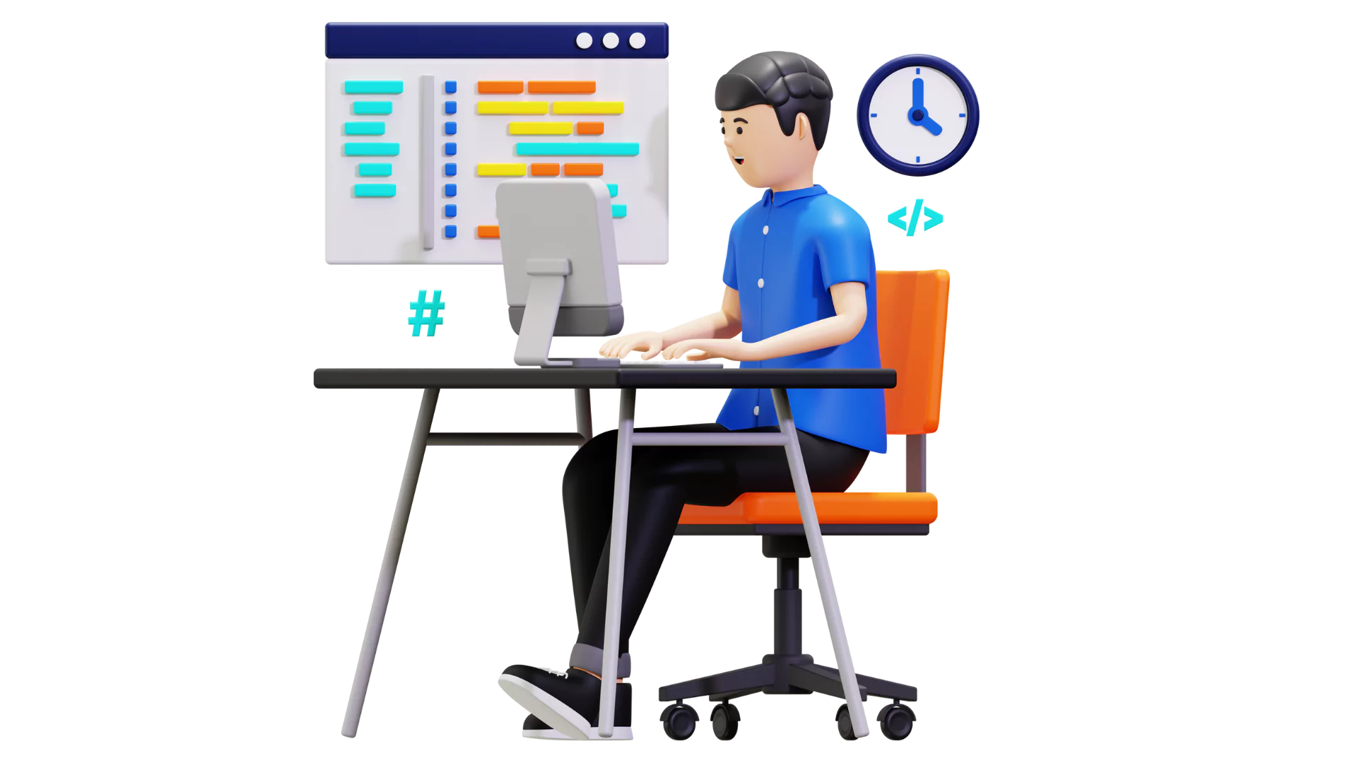 Web Developer Illustration